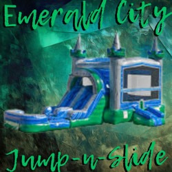 Emerald City Jump n Slide (double lane)